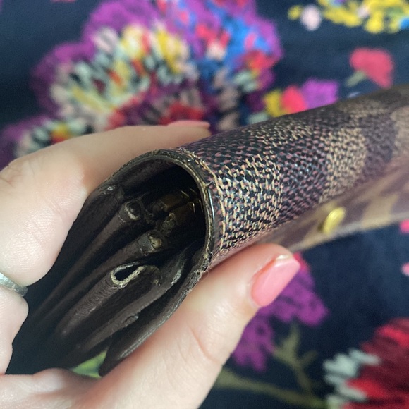 Authentic Vintage Louis Vuitton Ebene Sarah Long Wallet *trade for designer only - Picture 11 of 14